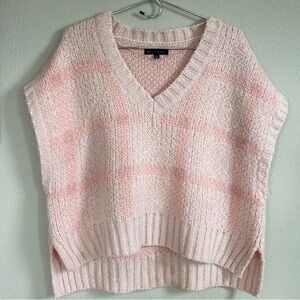 Kendall & Kylie | Pink Plaid Schoolgirl Pullover Vest